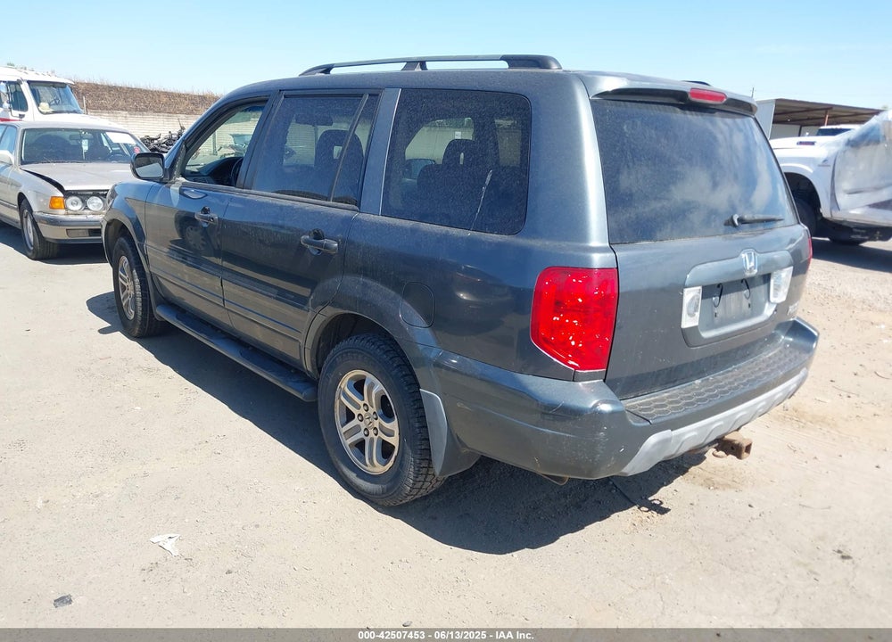 2005 HONDA PILOT EX-L VIN: 2HKYF18525H510769