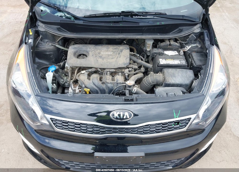 2016 KIA RIO EX VIN: KNADN5A37G6678306