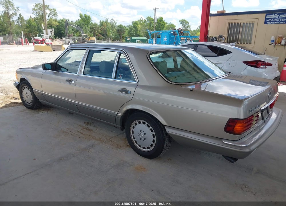 1987 MERCEDES-BENZ 420 SEL VIN: WDBCA35DXHA340557