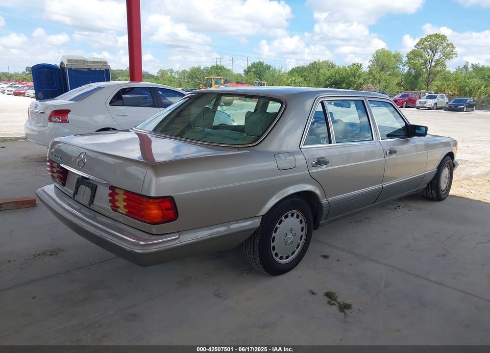 1987 MERCEDES-BENZ 420 SEL VIN: WDBCA35DXHA340557