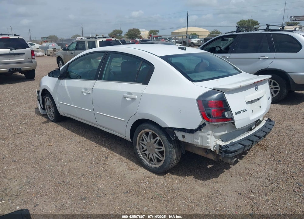 2008 NISSAN SENTRA SE-R VIN: 3N1BB61E18L644690
