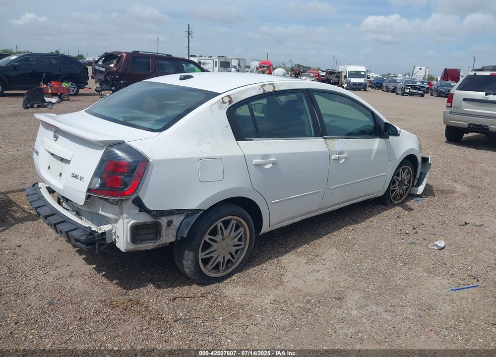 2008 NISSAN SENTRA SE-R VIN: 3N1BB61E18L644690