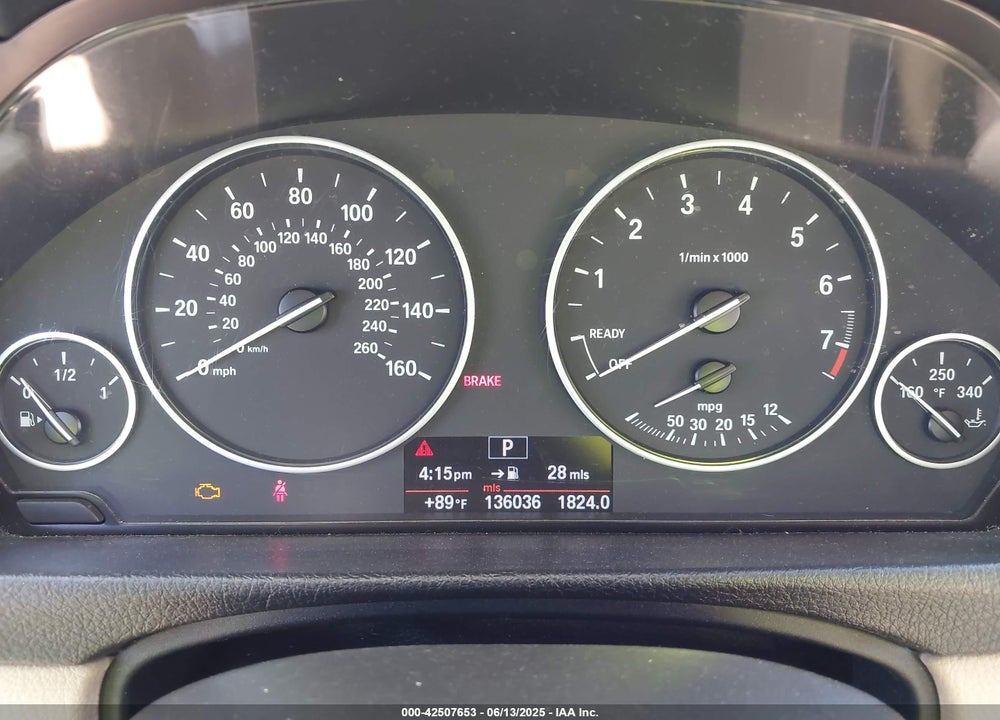 2012 BMW 328I VIN: WBA3C1C58CA696975