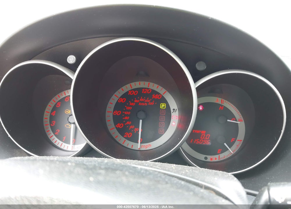 2008 MAZDA MAZDA3 VIN: JM1BK344981154651
