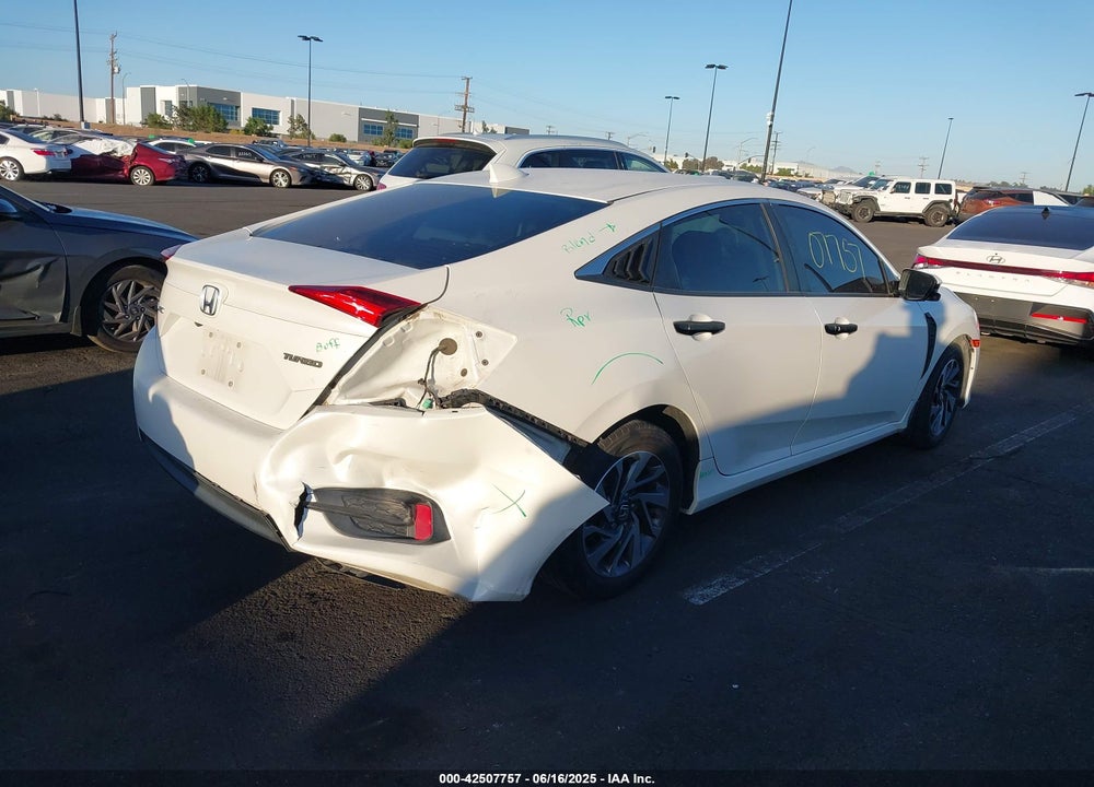 2018 HONDA CIVIC EX VIN: 19XFC2F76JE206921