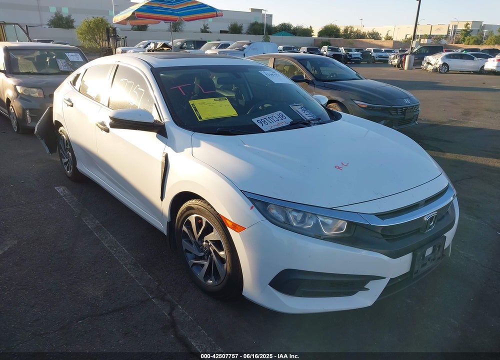 2018 HONDA CIVIC EX VIN: 19XFC2F76JE206921