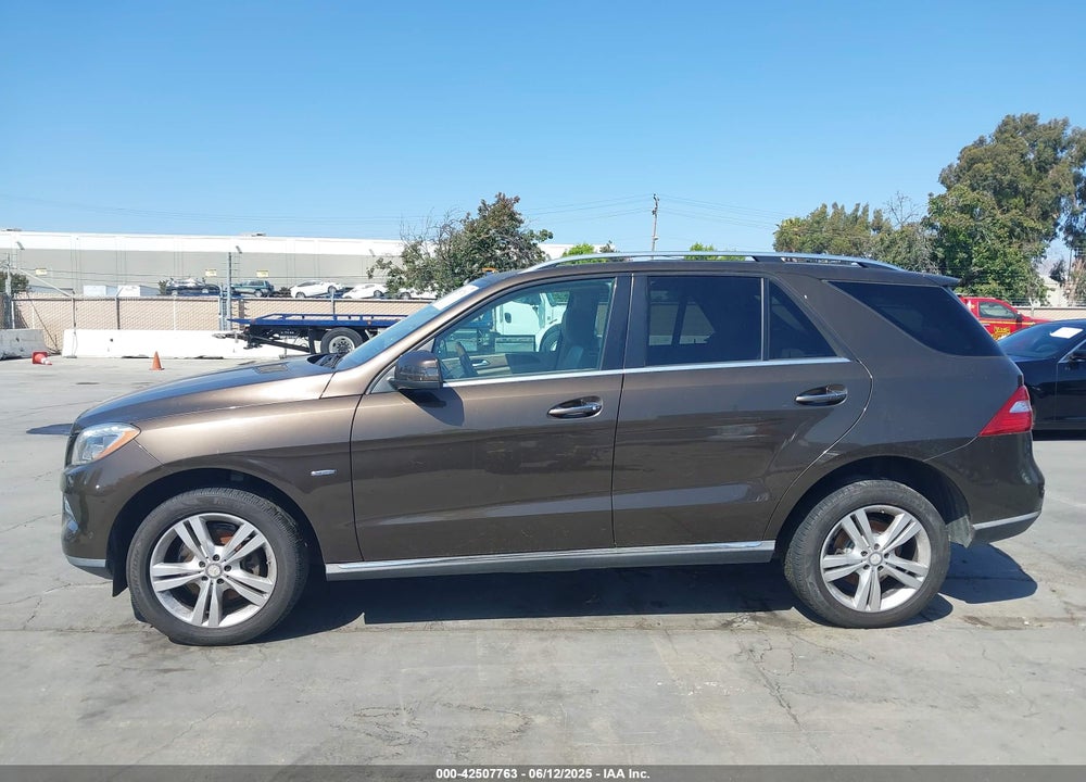 2012 MERCEDES-BENZ ML 350 BLUETEC VIN: 4JGDA2EB0CA082259