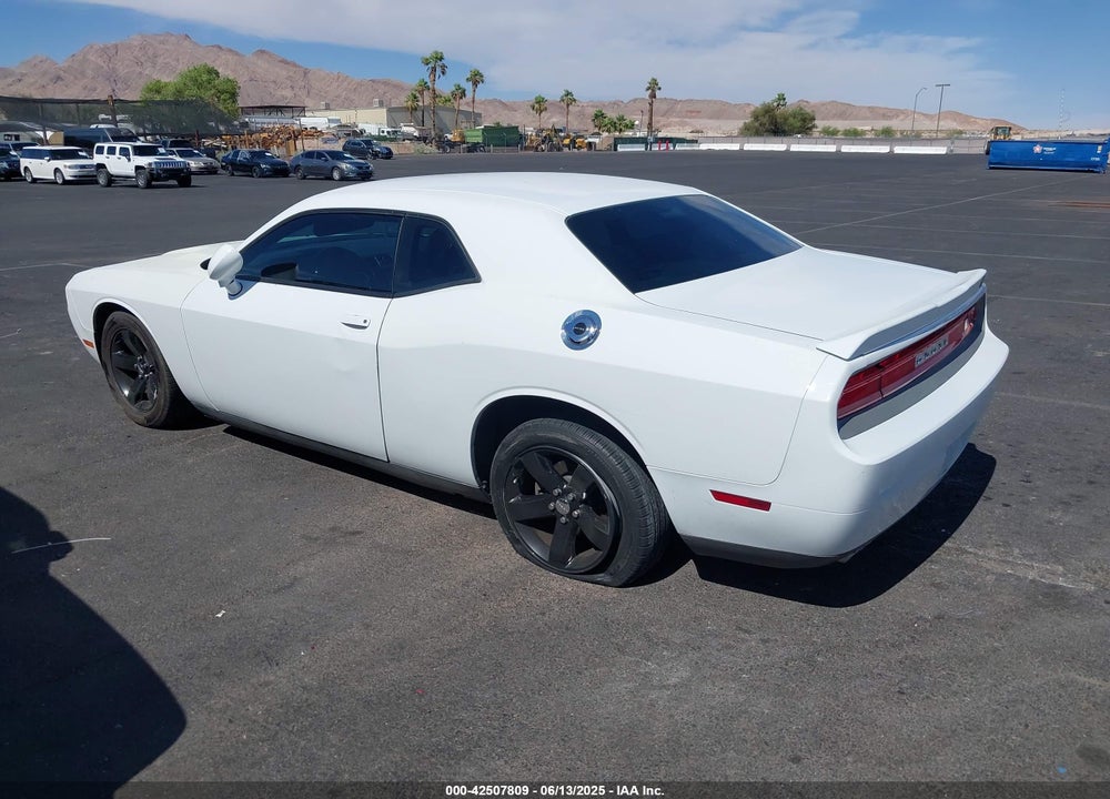 2013 DODGE CHALLENGER VIN: 2C3CDYAG9DH641312
