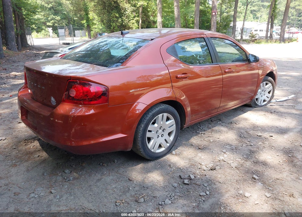 2012 DODGE AVENGER VIN: 1C3CDZAB9CN270393