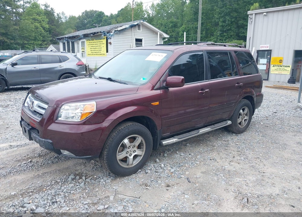 2008 HONDA PILOT SE VIN: 5FNYF18338B040012