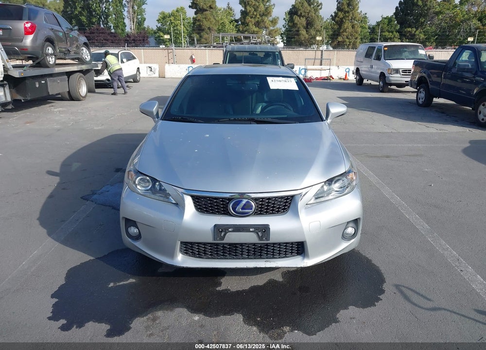 2013 LEXUS CT 200H VIN: JTHKD5BH4D2166298