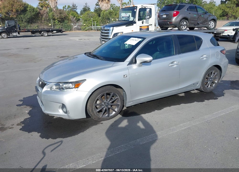 2013 LEXUS CT 200H VIN: JTHKD5BH4D2166298