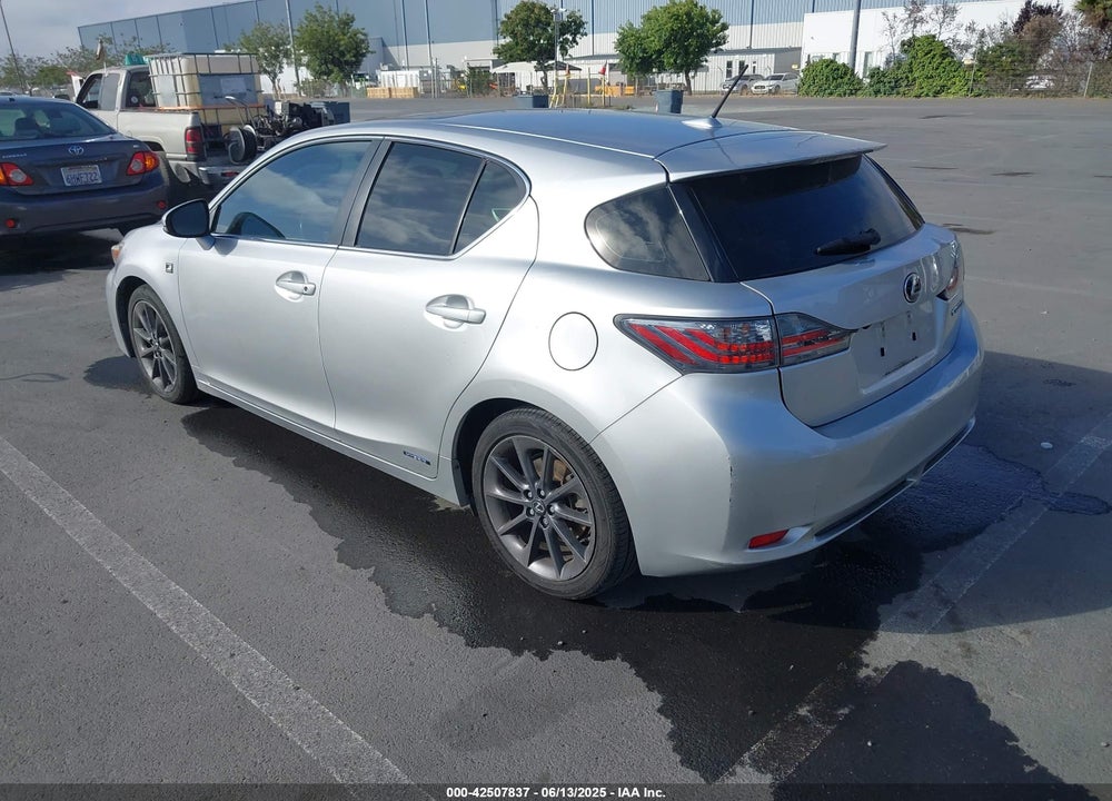 2013 LEXUS CT 200H VIN: JTHKD5BH4D2166298