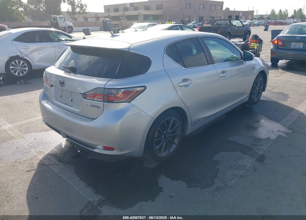 2013 LEXUS CT 200H VIN: JTHKD5BH4D2166298