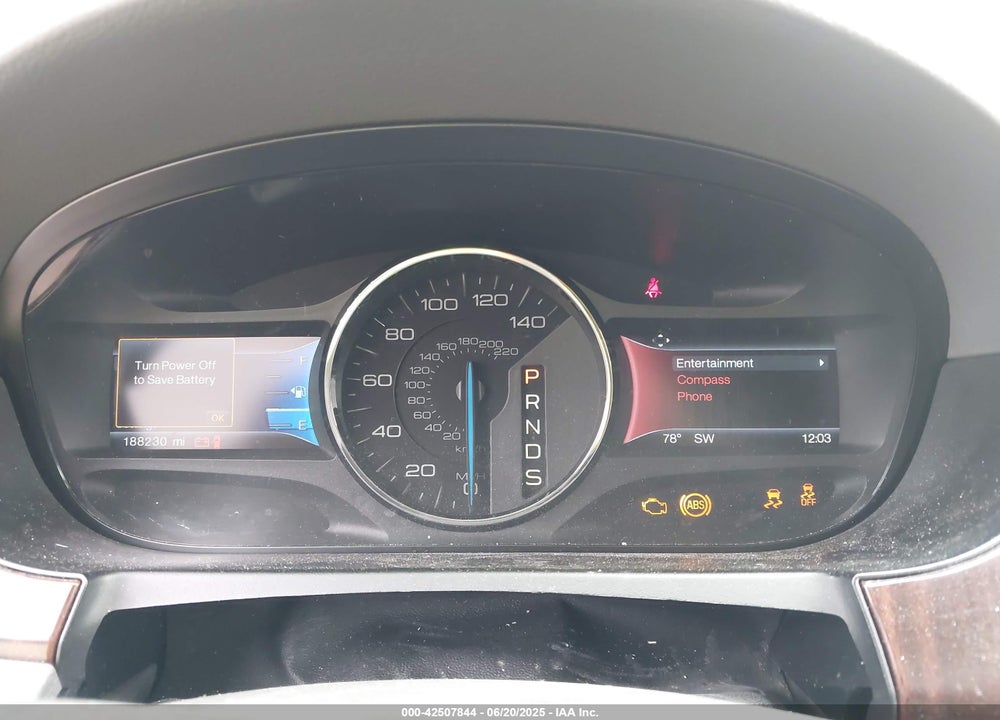 2014 FORD EDGE LIMITED VIN: 2FMDK4KC7EBA78772