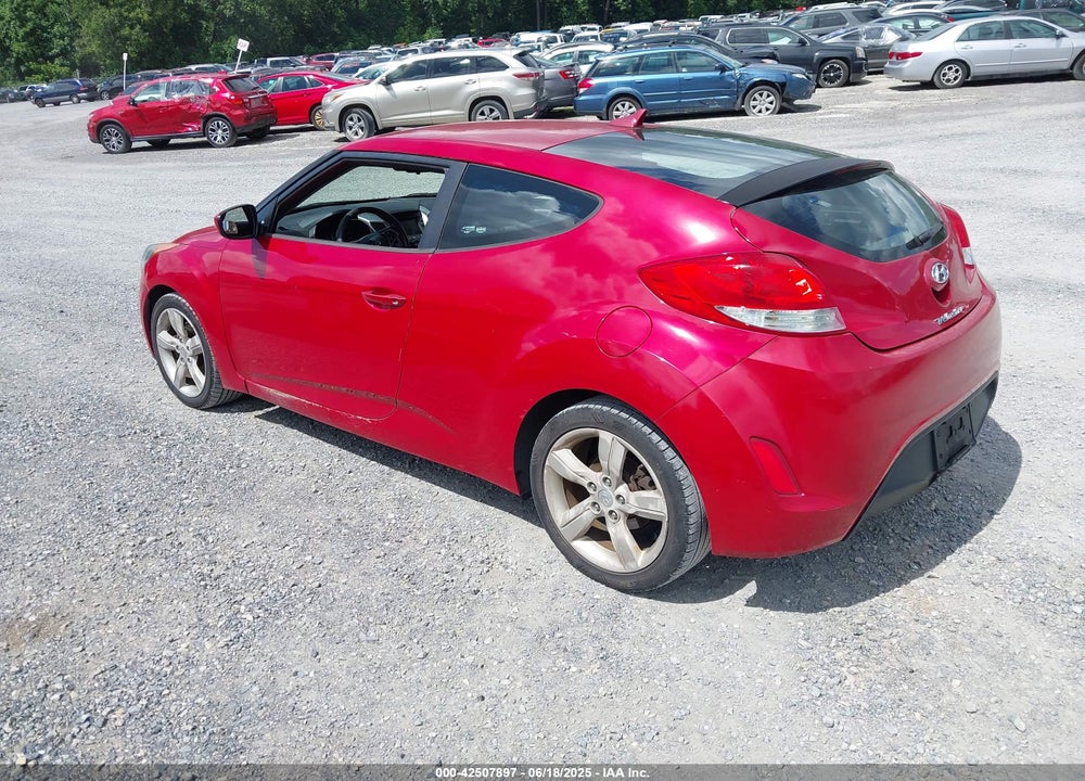 2013 HYUNDAI VELOSTER VIN: KMHTC6AD0DU095078