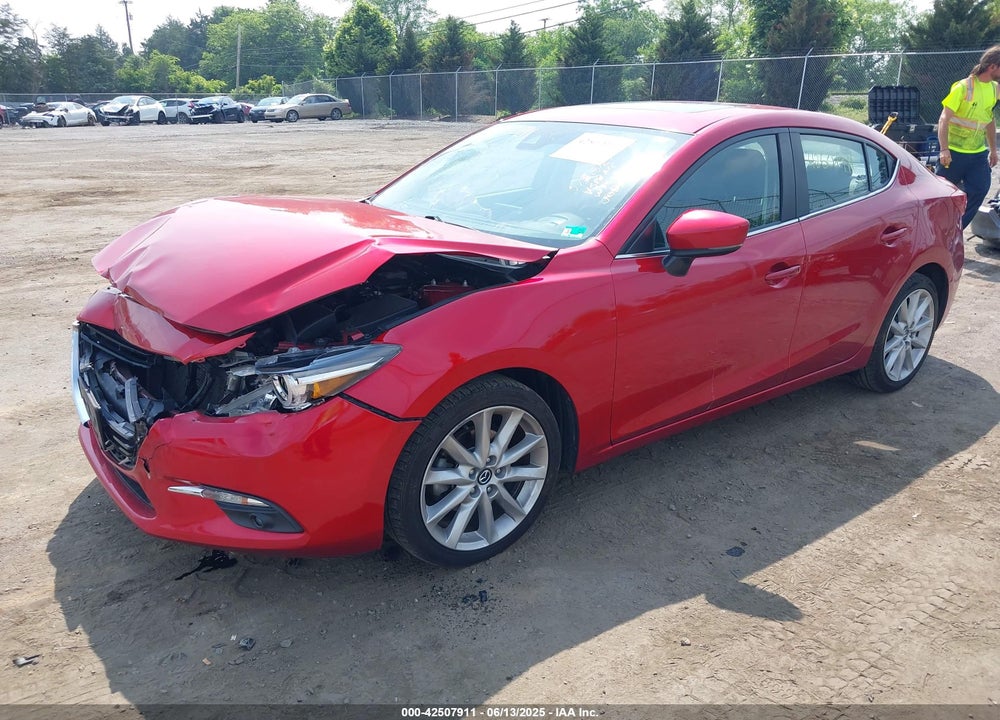 2017 MAZDA 3 VIN: 3MZBN1W3XHM147272