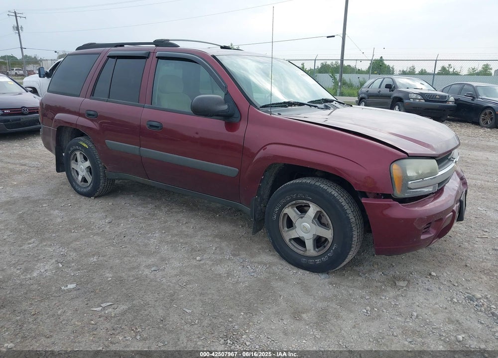2005 CHEVROLET TRAILBLAZER LS VIN: 1GNDT13S052218597