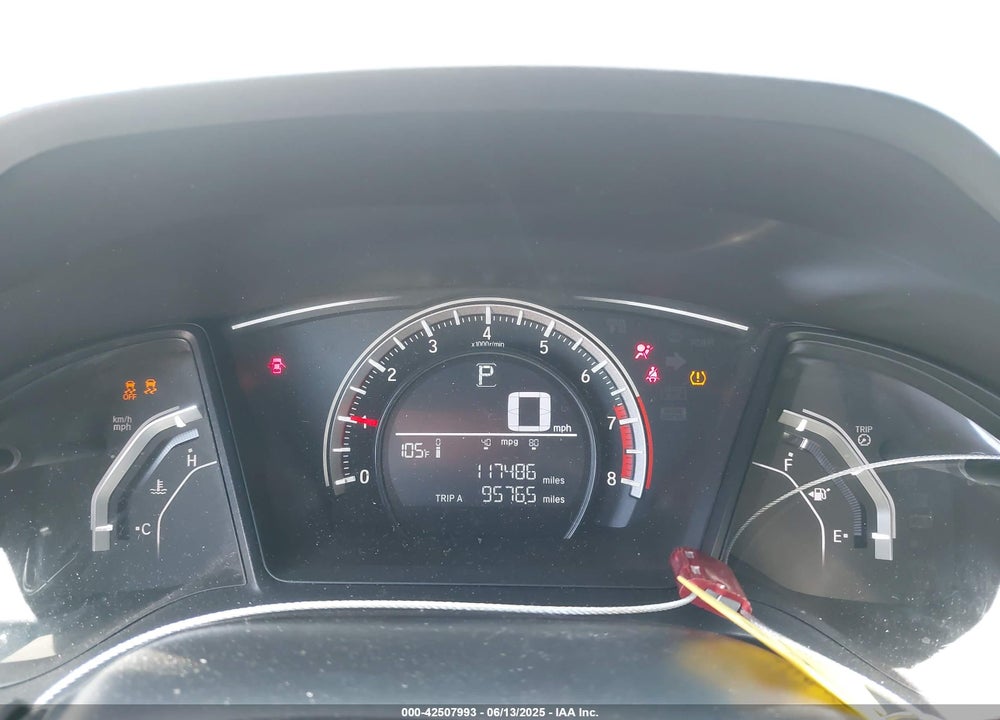 2016 HONDA CIVIC VIN: 2HGFC4B09GH313819