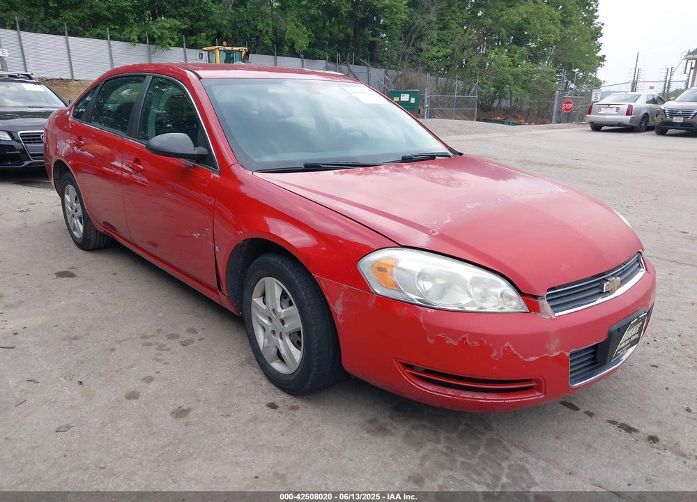2008 CHEVROLET IMPALA LS VIN: 2G1WB58K381275880
