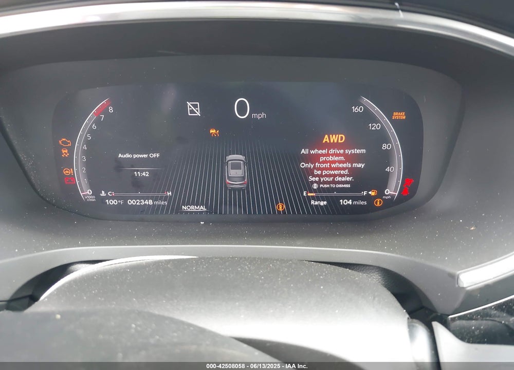 2025 ACURA MDX VIN: 5J8YE1H99SL028749