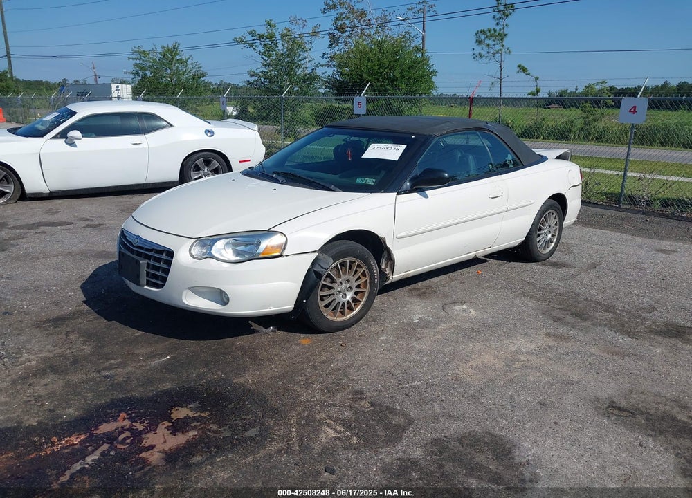 2004 CHRYSLER SEBRING LXI VIN: 1C3EL55RX4N235391