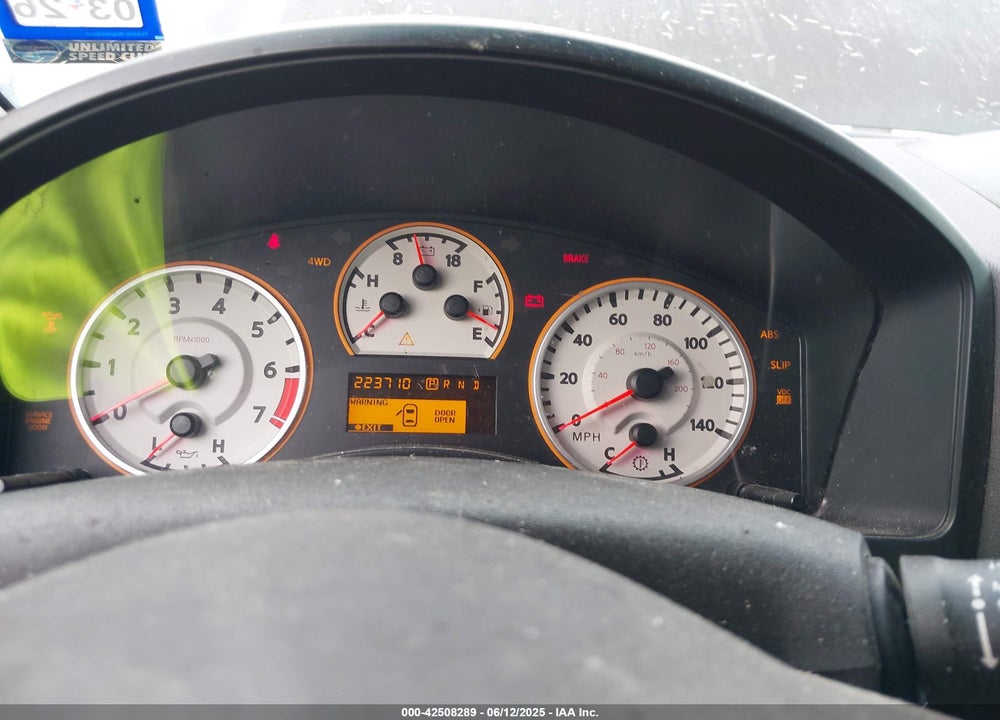 2010 NISSAN TITAN PRO-4X VIN: 1N6BA0EC1AN307249