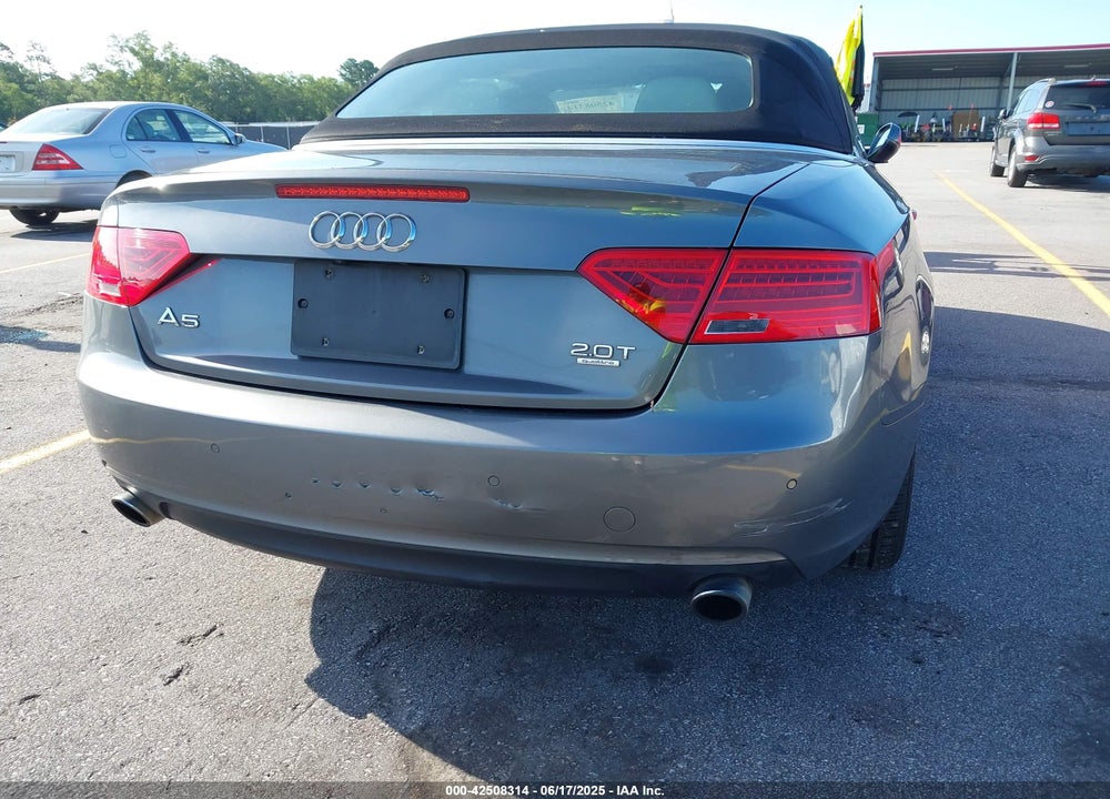 2013 AUDI A5 2.0T PREMIUM VIN: WAULFAFH5DN009944