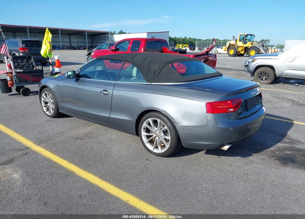 2013 AUDI A5 2.0T PREMIUM VIN: WAULFAFH5DN009944