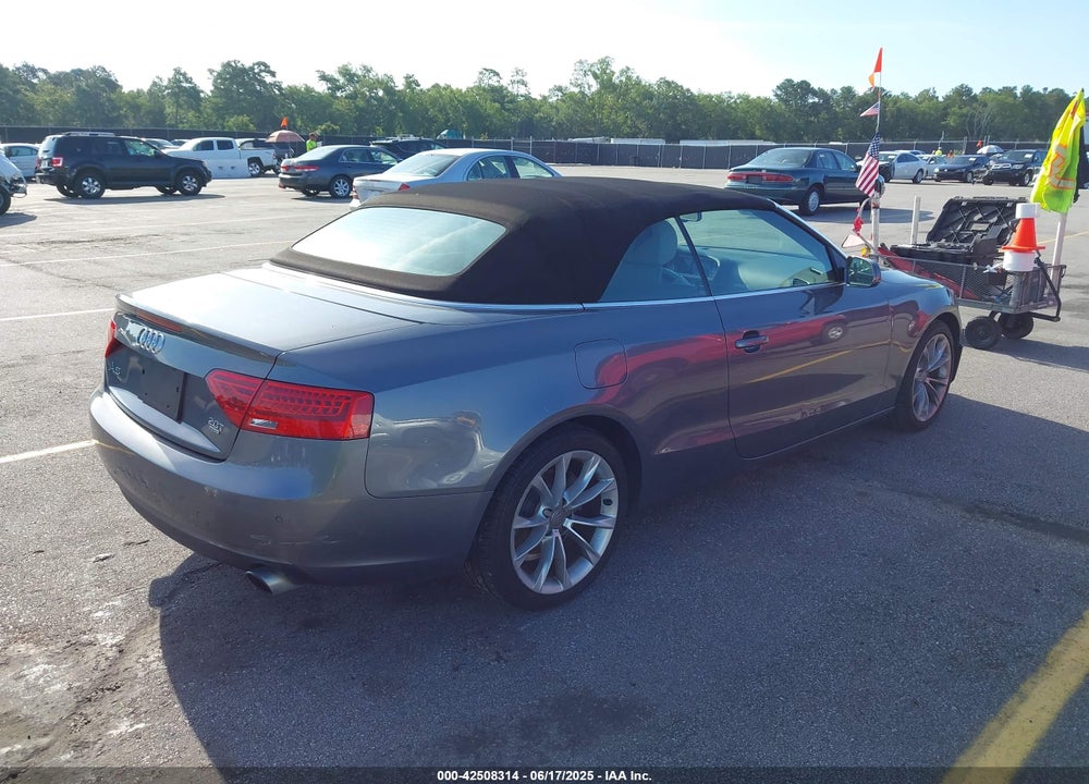 2013 AUDI A5 2.0T PREMIUM VIN: WAULFAFH5DN009944