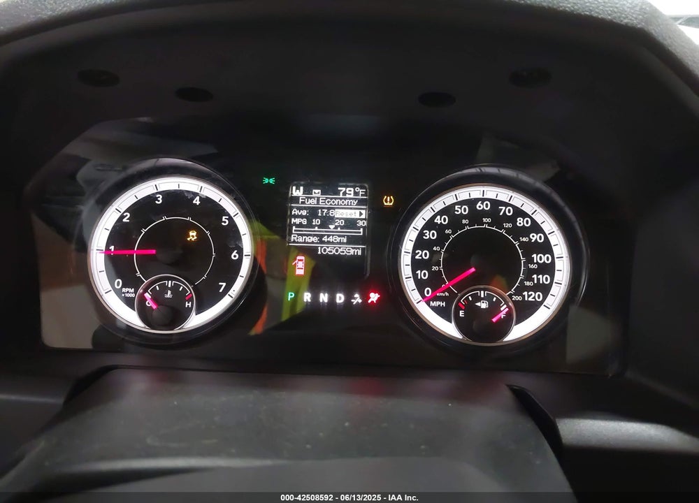 2017 RAM 1500 SLT 4X4 6'4 BOX VIN: 1C6RR7TT7HS544689
