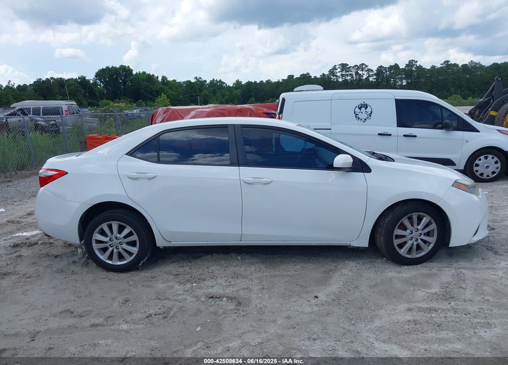 2014 TOYOTA COROLLA VIN: 2T1BURHE3EC116503