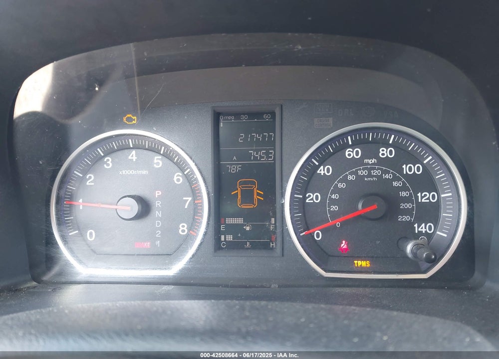 2008 HONDA CR-V VIN: JHLRE38708C056142