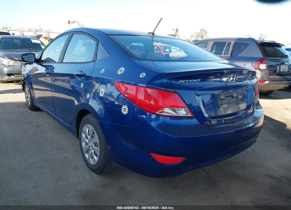 2015 HYUNDAI ACCENT GLS VIN: KMHCT4AE1FU861366