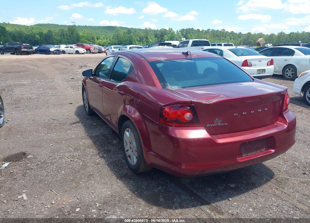 2014 DODGE AVENGER VIN: 1C3CDZAB7EN219364