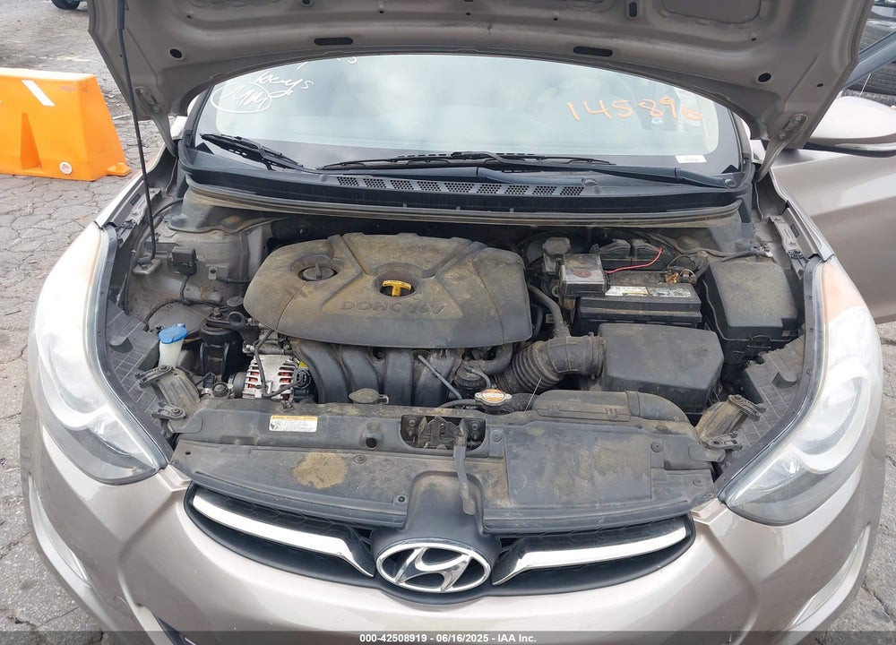 2012 HYUNDAI ELANTRA VIN: 5NPDH4AE0CH145896