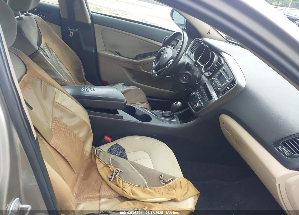 2011 KIA OPTIMA LX VIN: KNAGM4A78B5059340