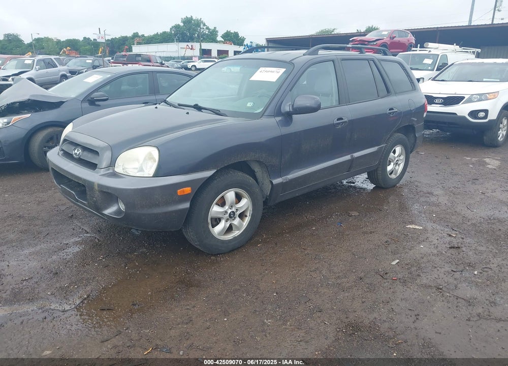 2006 HYUNDAI SANTA FE GLS VIN: KM8SC13D76U108827