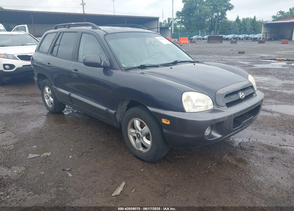2006 HYUNDAI SANTA FE GLS VIN: KM8SC13D76U108827