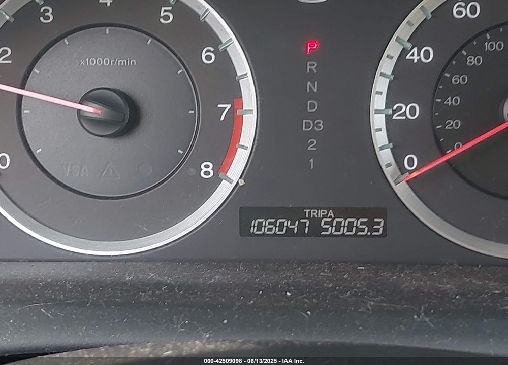 2009 HONDA ACCORD VIN: 1HGCP26459A174430