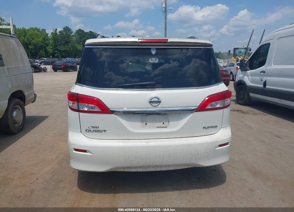 2015 NISSAN QUEST PLATINUM VIN: JN8AE2KP2F9123643