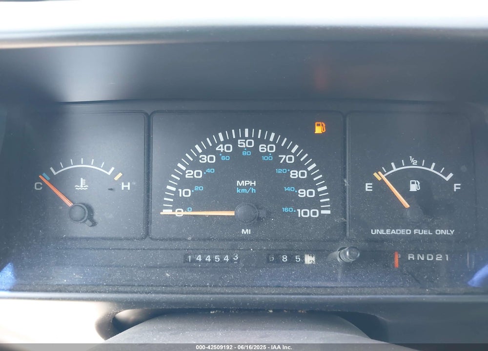 1992 DODGE CARAVAN VIN: 2B4GH2534NR515860