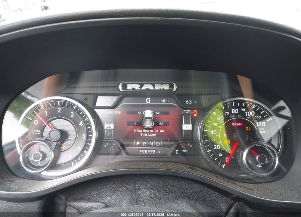 2019 RAM 1500 BIG HORN/LONE STAR 4X4 5'7 BOX VIN: 1C6SRFFT4KN782464