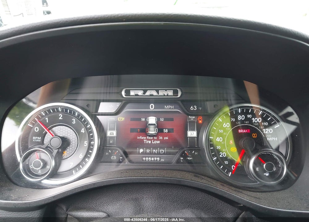 2019 RAM 1500 BIG HORN/LONE STAR 4X4 5'7 BOX VIN: 1C6SRFFT4KN782464