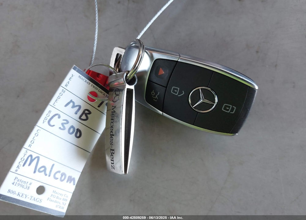 2019 MERCEDES-BENZ C CLASS VIN: WDDWK8DB0KF776651