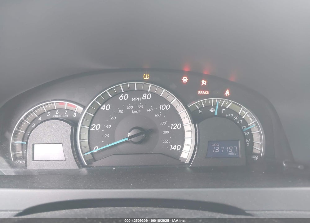 2012 TOYOTA CAMRY VIN: 4T1BF1FK4CU626634