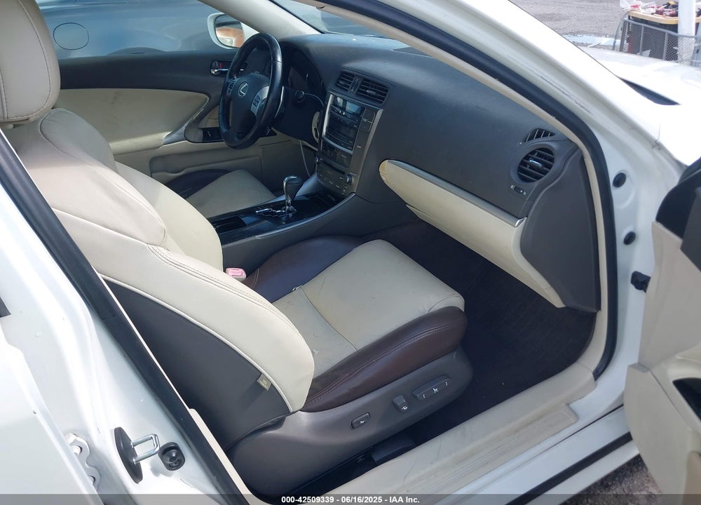 2012 LEXUS IS 250 VIN: JTHBF5C28C5166435
