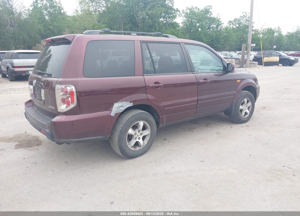 2007 HONDA PILOT EX-L VIN: 2HKYF18597H513543