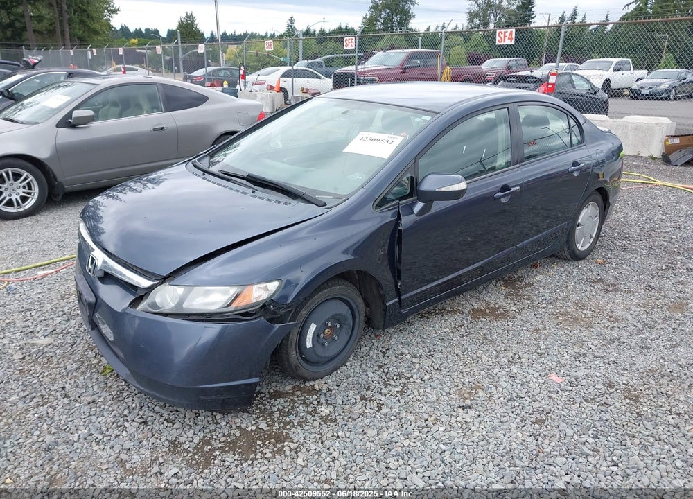 2007 HONDA CIVIC HYBRID VIN: JHMFA36267S031154