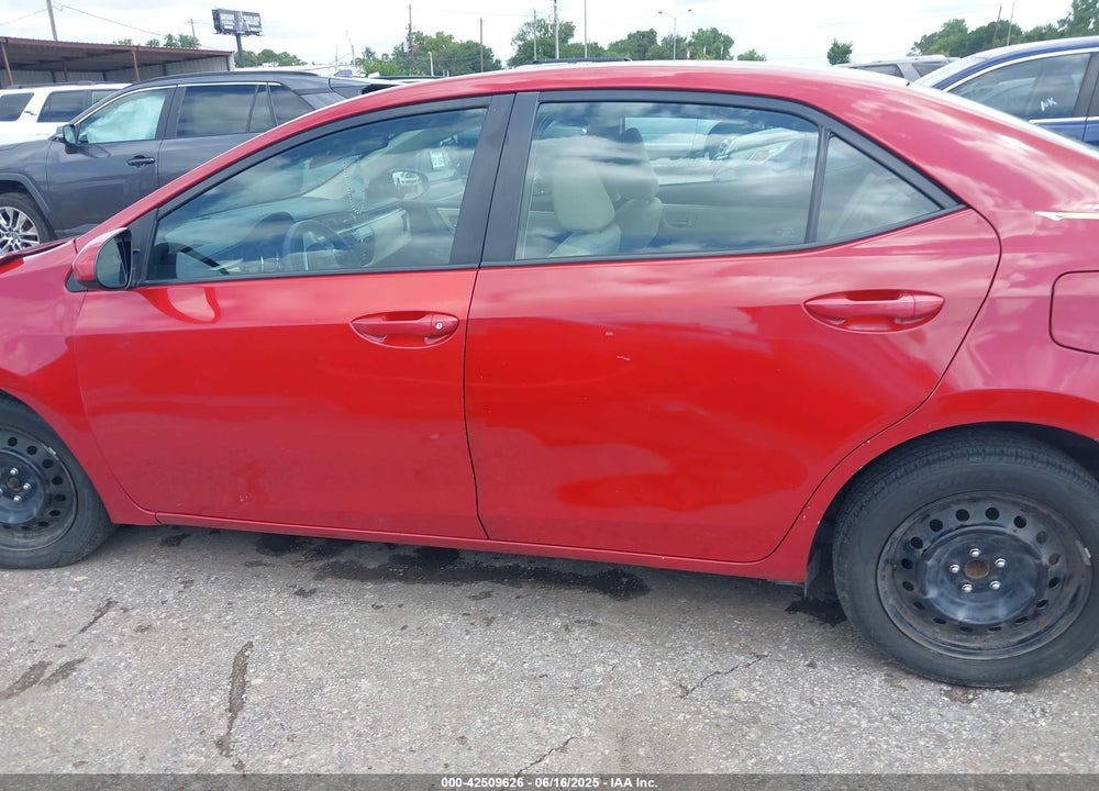 2016 TOYOTA COROLLA VIN: 5YFBURHE9GP406814